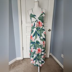 NWO TAGS, BILLABONG TROPICAL MAXI DRESS, SIZE LARGE